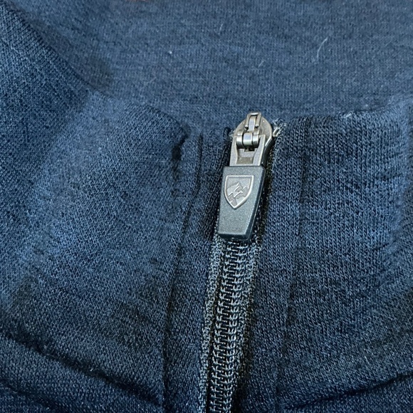 KÜHL Men’s Revel ¼ Zip Pullover Fleece Black Size M | Performance Outdoor Layer - Picture 10 of 10